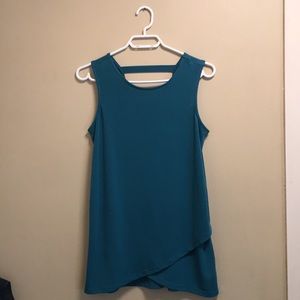 Dark blue sleeveless top